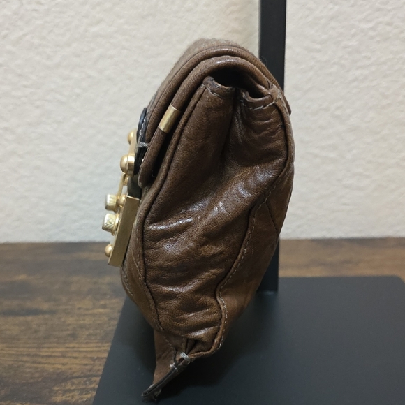 Juicy Couture Vintage Brown Leather Clutch Bag - Picture 5 of 10